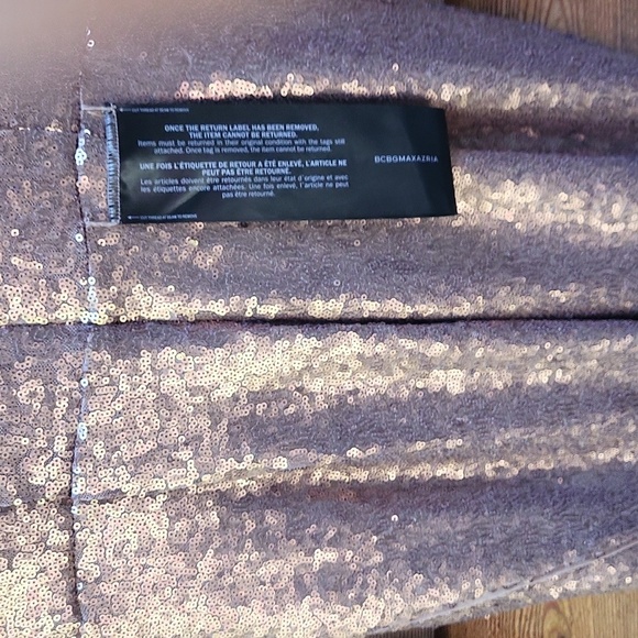 BCBG micro sequined dress 2 NWT - Picture 4 of 7